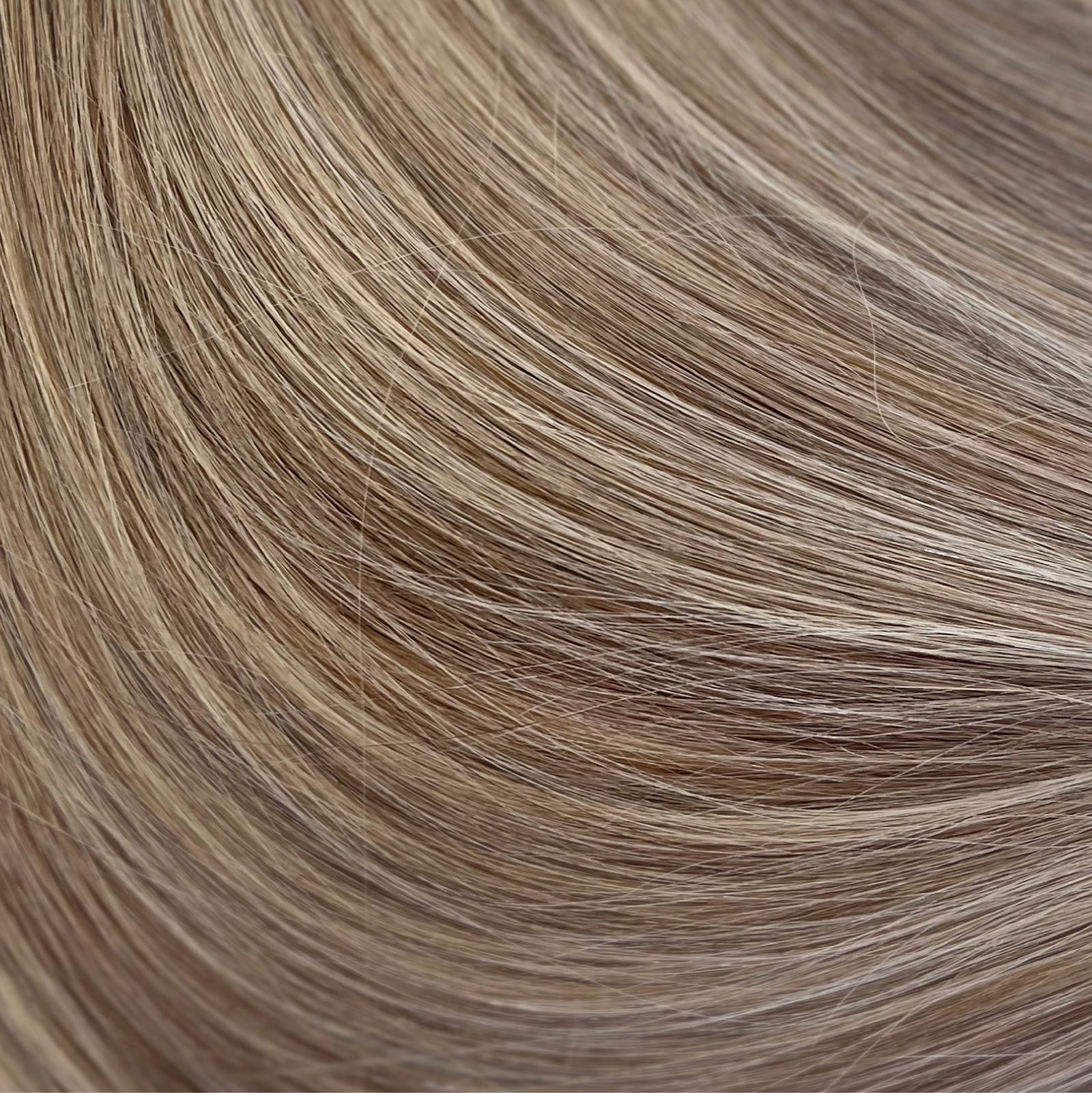 Close up photo of Natalie Michelle Hair Extensions in colour Bambi de Lush.