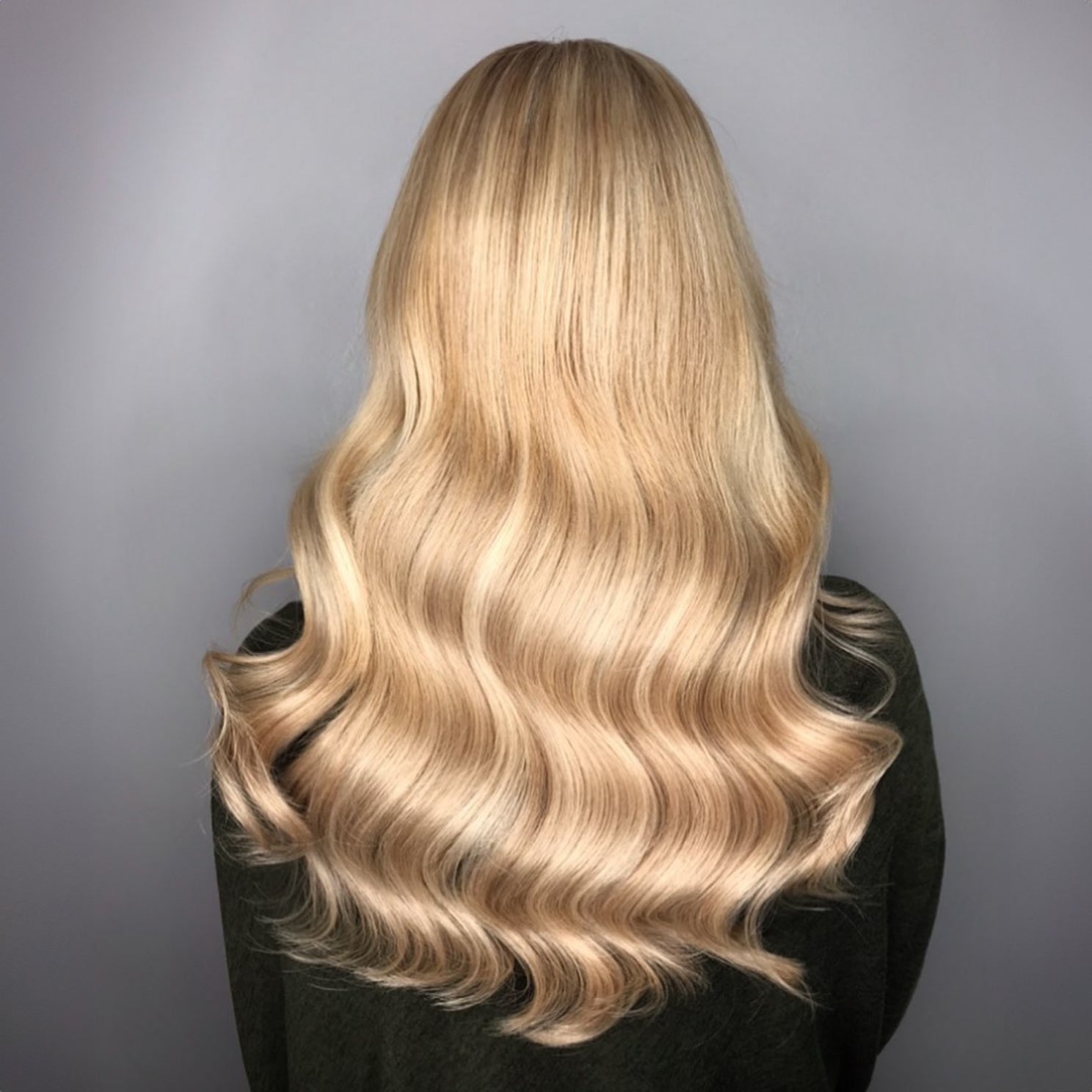 Close up photo of Natalie Michelle Hair Extensions in colour Bindi Sand.