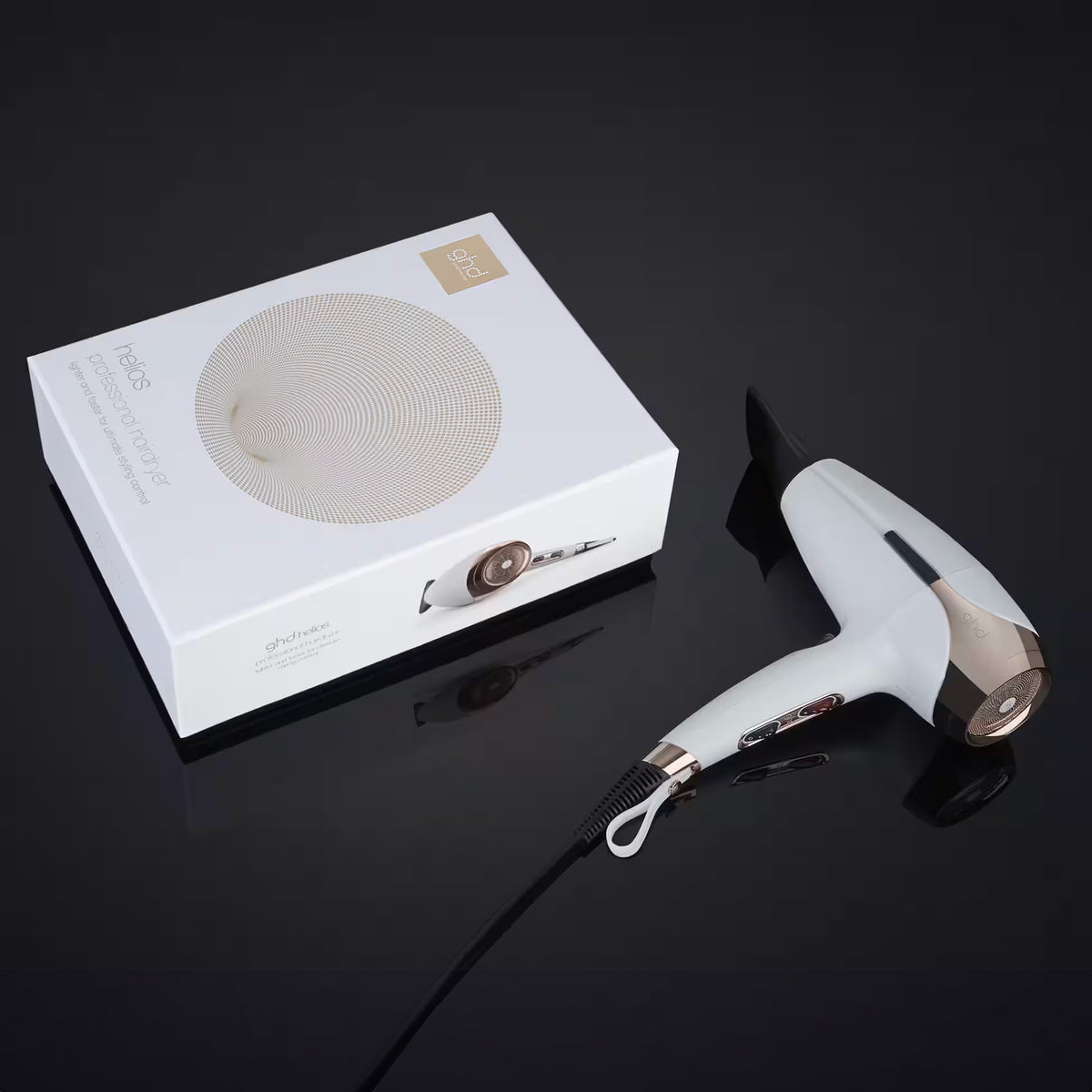 GHD Helios Professional Hair Dryer in White
