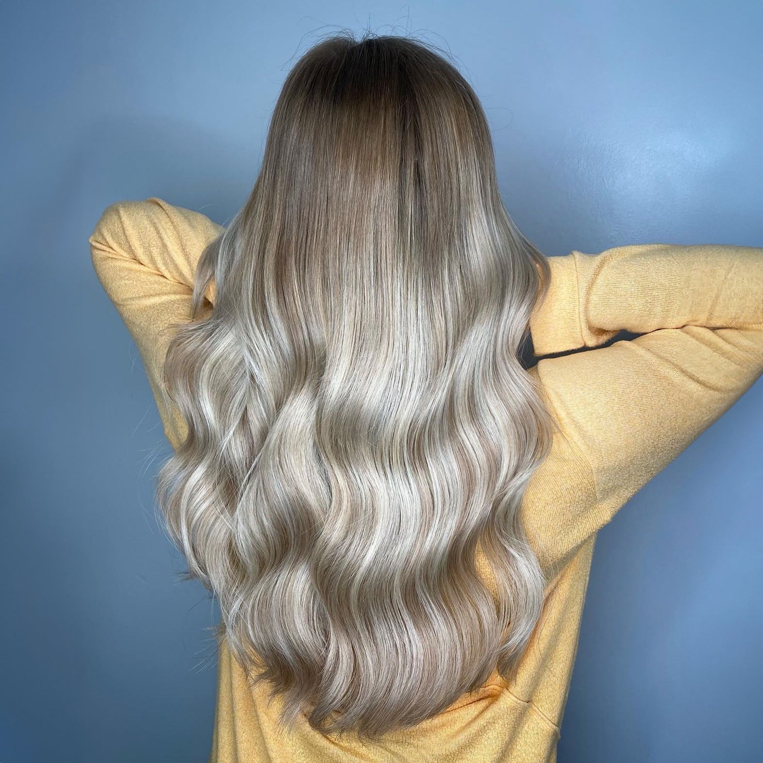 Close up photo of Natalie Michelle Hair Extensions in colour Tilly Devine.