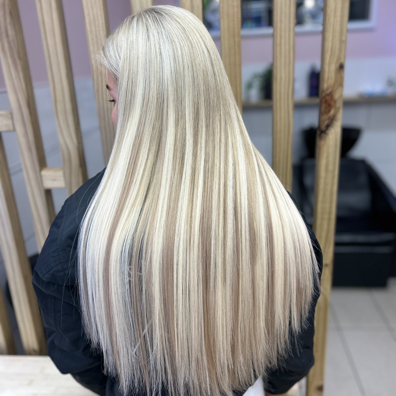 Natalie Michelle Hair Extensions in Tinkerbelle