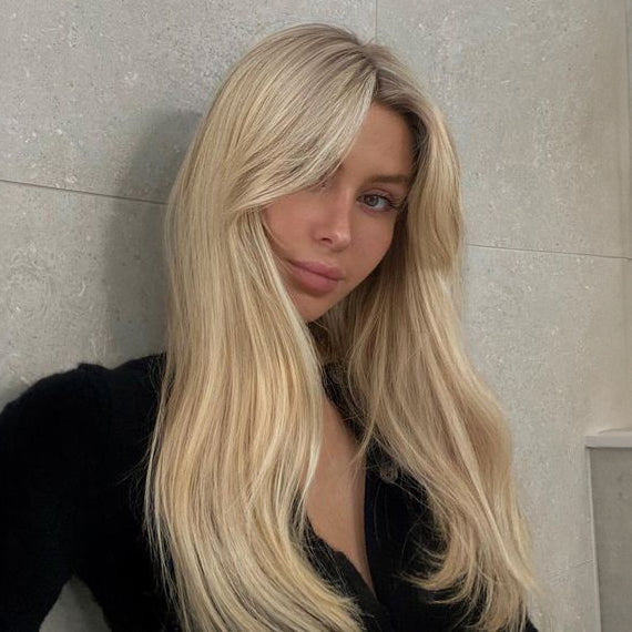 Close up photo of Natalie Michelle Hair Extensions in colour Maizie Minx.